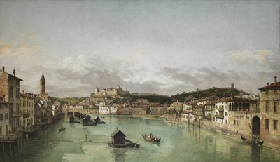 Ansicht von Verona (nach Bernardo Bellotto) ca. 1760-70 von William Marlow